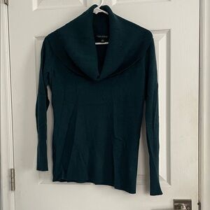 Banana Republic Deep Teal Cowl Neck Sweater